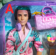 Barbie Extra Fly海灘度假主題肯尼娃娃Ken/男娃/多配件/一般關節體/臉妝微瑕/盒損現貨