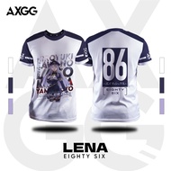 Axgg " Eighty Six 86 " Anime Tshirt Jersey