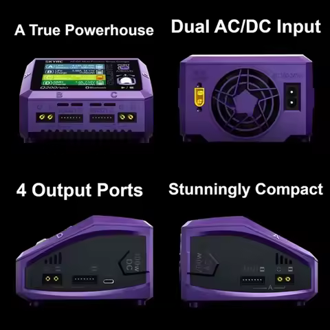 SkyRC Q200neo LiPo Balance Charger/Discharger – AC 200W/DC 400W 10A | For 1-6S LiPo/Li-ion/Life/LiHV