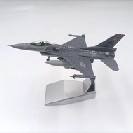1: 100 F16C Jet Fighter Simulation Alloy Military Airplane Airplane Model Static Ornaments Finished 