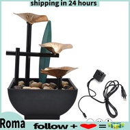 Romanticshop Wrought Iron Flowing Water Ornaments Fountain Feng Shui For Home TV