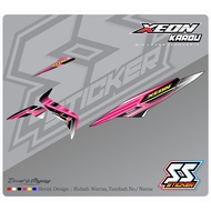 XEON CARBON MOTORCYCLE STRIPING STICKER Design 09
