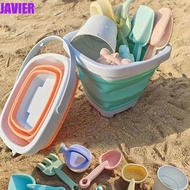 JAVIER 1 Set Beach Sand Play Toys, Bucket Shovel Beach Bucket Toys, Sand Bucket Pit Tool Lightweight