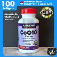 Kirkland Signature CoQ10 300 mg., 100 Softgels | Heart Supplement Coenzyme Q10 (Exp 02/2027)
