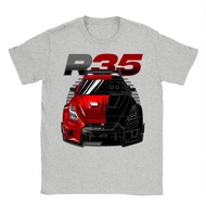 Unisex 100% Cotton Nissan GT - R R35 Graphic T - Shirt