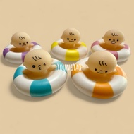 Children's Solf In The Rubber Ring Size Approximately 5-6 Cm. Set Of 5 Pieces
