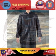 "READYSTOCK" BAJU HUJAN LABUH,BAJU HUJAN TAHAN LAMA,BAJU HUJAN VIRAL Waterproof Reusable Unisex Long