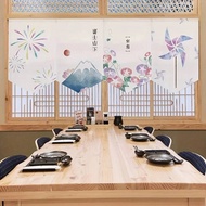 Lucky Cat Decorative Cloth Triangle Pennant Curtain - Restaurant Izumiya Cuisine Partition Doorway B