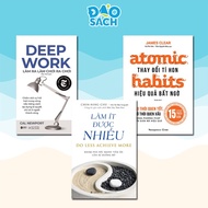 Deep Work Book Combo + Atomic Habits + Do Less
