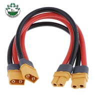 [Whcart] 2 Packs RC Battery 10AWG XT60 Plug Male Female Silicon Extension Cable