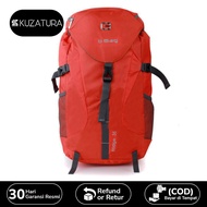MERAH Tas Gunung Ransel Carrier Backpack Hiking Travel Bag Camping Trekking Camper Carier Traveling 