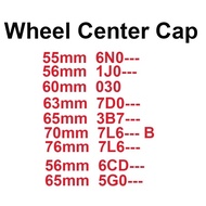 ☾100pcs 55mm 56mm 63mm 65mm 70mm 75mm 76mm Car Wheel Center Cap Hub Caps Rims Covers Badge Stick ⓛL
