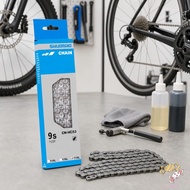Bicycle Chain 9 Speed Compatible with Mountain Road Bikes Quick Release Buckle