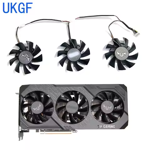 75MM 7Pin FD8015U12D GTX1660 RX5700 RX5700XT for ASUS GTX 1660Ti 1660super RX 5700 XT TUF X3 OC Grap