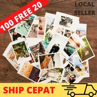 【 Ship out in 3 days‼️‼️ 】100 pcs FREE 20  * AS LOW AS 16SEN *CUSTOMISE LOMO CARD PRINTING FAST LOCAL SELLER
