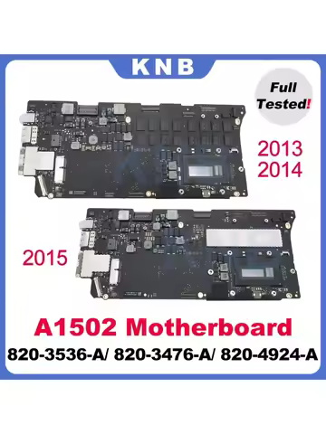 Original A1502 Motherboard for MacBook Pro Retina 13" Logic Board 820-3536-A 820-3476-A 820-4924-A 8