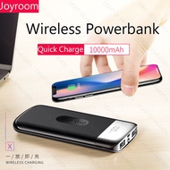 QI Wireless Charger Power Bank Display External Battery Powerbank for iphone X Samsung Xiaomi