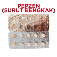 Pepzen Serratiopeptidase 5mg Tablet 10's (Strip) – Ubat Surut Bengkak, Kaki & Gusi, Tonsil Bengkak