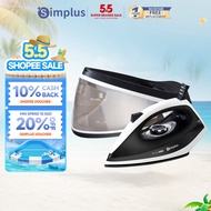 Simplus Garment Steam Generator Iron Teflon Coated Soleplate Self Maintain Mode Iron Steamer Ultimat