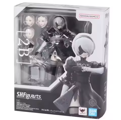 100% Original Bandai SH Figuarts NIER AUTOMATA 2B SHF In Stock Anime Action Collection Figures Model