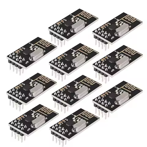 1-10PCS NRF24L01 2.4GHz 2Mbit/s Wireless Data Transmission RF Transceiver Module Board 1.9-3.6V For 
