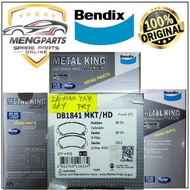 ORIGINAL 💯% BENDIX METAL KING TITANIUM ISUZU D-MAX 4WD 2008-2018YEAR , COLORADO 2012Y FRONT DISC BRA