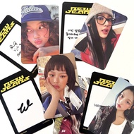 NJ Combination New Denim Merchandise Photocard HOW SWEET Random Photocard Whale Girl