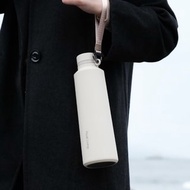 鈦羽瓶 / 米白色 / 純鈦無塗層掛繩保溫瓶水壺800ml