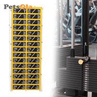 [PETSOLA] Weight Stickers 5kg to 150kg Weight Tags for Weight Identification Weight Stack
