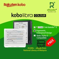 NEW Kobo Libra Color 7″ (Black) E Ink Kaleido 3 (32GB) +  Free 20,000 eBooks