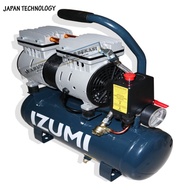 Izumi Mesin Kompresor Mini Listrik Oilless Silent 3/4 0.75 HP 9 Liter