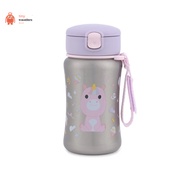 Skip Hop Besties Squad Stainless Steel Straw Bottle 350ml/ 12+ mths/ Dishwasher safe (top rack only)