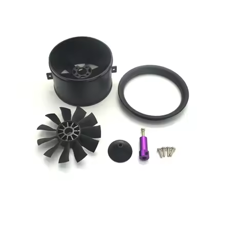 64mm EDF Duct Only for Powerfun 64mm EDF With 11 Blades Ducted Fan 3S 3900KV Motor 4S 3500KV