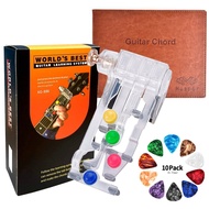 Muspor guitar chord system, beginner-assisted learning + 10 picks + chord book