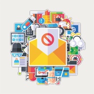 Sticker Pack Hacker Stickers | TUMBLR Sticker | LAPTOP Stickers for Suitcases and Helmets