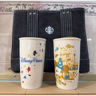 STARBUCKS Disney Parks California Adventure/Hollywood Studios Disney Park Tumbler Mug 355ml
