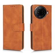 Tecno Camon 30 Pro Trường Hợp Sang Trọng Dây bằng da nắp gập Bìa Tecno Camon 30 Pro Ví Thẻ kệ giữ đồ