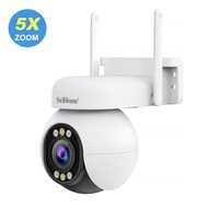 (4MP) 5X Optical Zoom SriHome SH051 CCTV Camera, 5G WiFi, 2K Video Record, Two-Way Voice, PTZ, IR Ni