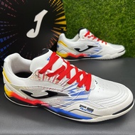 Joma FS Reactive 2476 (FSW2476IN) White-Red Futsal Indoor Shoes | Kasut Futsal (100% Original) - Rea