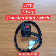 ATV 5 Way Function Multi Switch - ATV Parts Ready Stock Di Malaysia