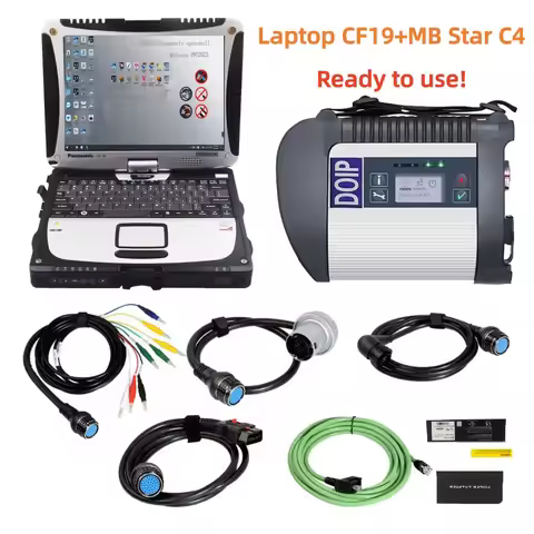 Best DOIP MB Star C4 with CF19 software SSD V2023.09 SD C4 add Free Monaco DTS MB Car/Truck Diagnost