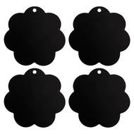 4 Pc Electric Induction Hob Protector Mat 25cm Anti-Slip Mat Silicone Cooktop Scratch Protector Cover Heat Insulated Mat