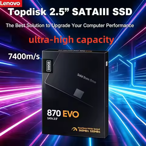 Lenovo870EVO 2.5Inch 1TB Compatible Internal Solid State Drive High Speed for Laptop Desktop PC Micr