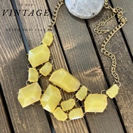 Vintage Necklace, 2Hand, Outstanding Gold Pendant Necklace, Luxurious Vintage Style, Classic Fashion