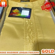 BAJU KOKO PRIA DEWASA WADIMOR 999 ORIGINAL GOLD LENGAN PANJANG ATASAN