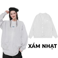 Áo cardigan nữ local brand form croptop DKMV thun gân dày dặn co giãn nhiều màu tôn da Cropped Rib C