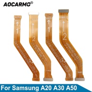 Aocarmo For Samsung Galaxy A20 A30 A50 LCD Screen Main Board Connector Motherboard Connection Flex Cable Replacement Part