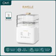 RAVELLE Digital Electric Slow Cooker and Steamer 1 Ltr - Multifunction Electric Pan | Ravelle Steame