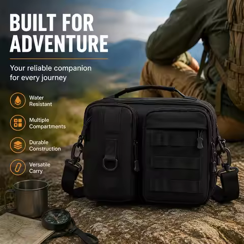 Trekking Tactical Shoulder Bag Camping for Man Hiking Travel Climbing Fishing Sling Handbags Outdoor