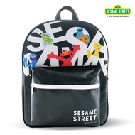 SST4 กระเป๋าเป้ Sesame Street Big Letters Backpack BP B13 Black W11 5xH13x4 5 in